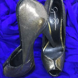 Gold Metallic Shoes - Jessica Simpson